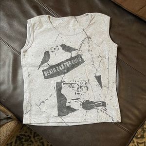 Vintage Death Cab for Cutie crop tank tee shirt